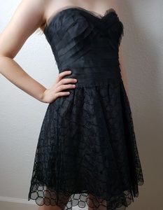 NWT BCBG Woven Organza Cocktail Dress sz 4 S